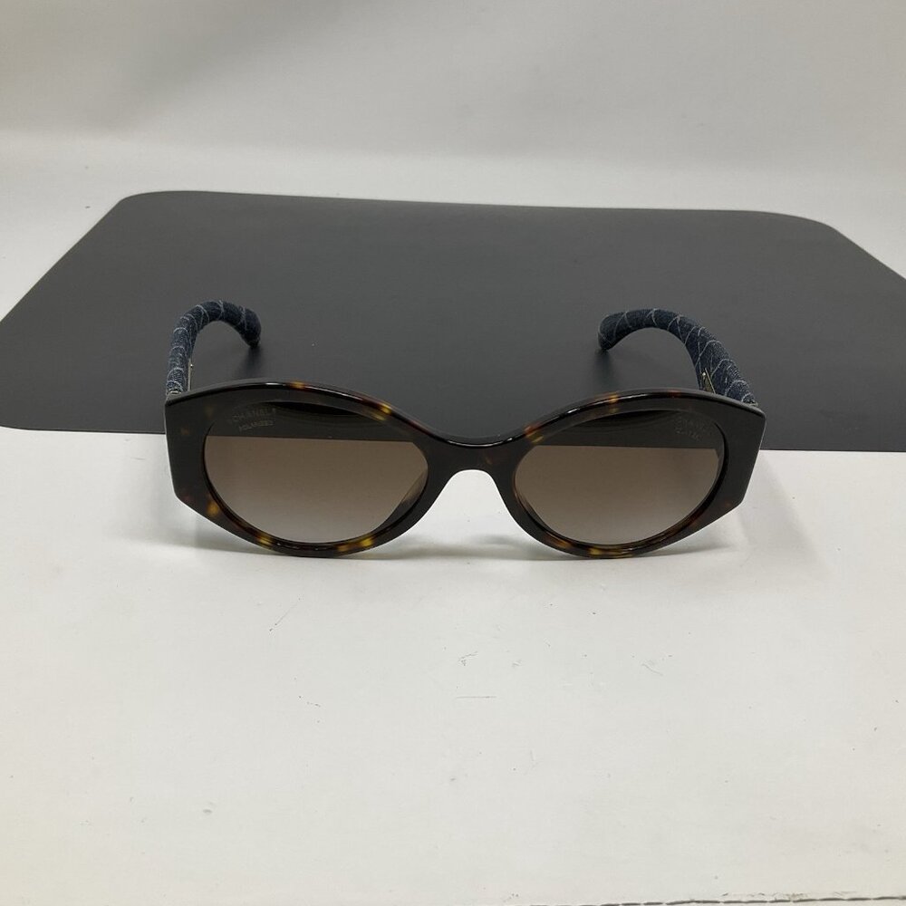 CHANEL 5405-A C 714/S9 Oval Denim Polarized Sunglasses 53 [] 19 140 - Picture 2 of 16